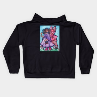 Faerie In Hightop Sneakers Kids Hoodie